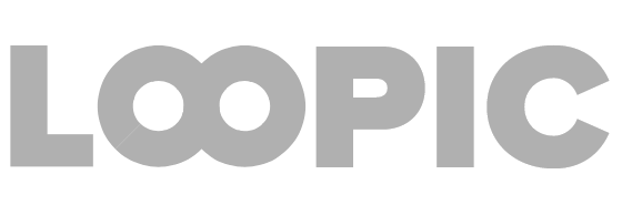 Loopic logo grayscale